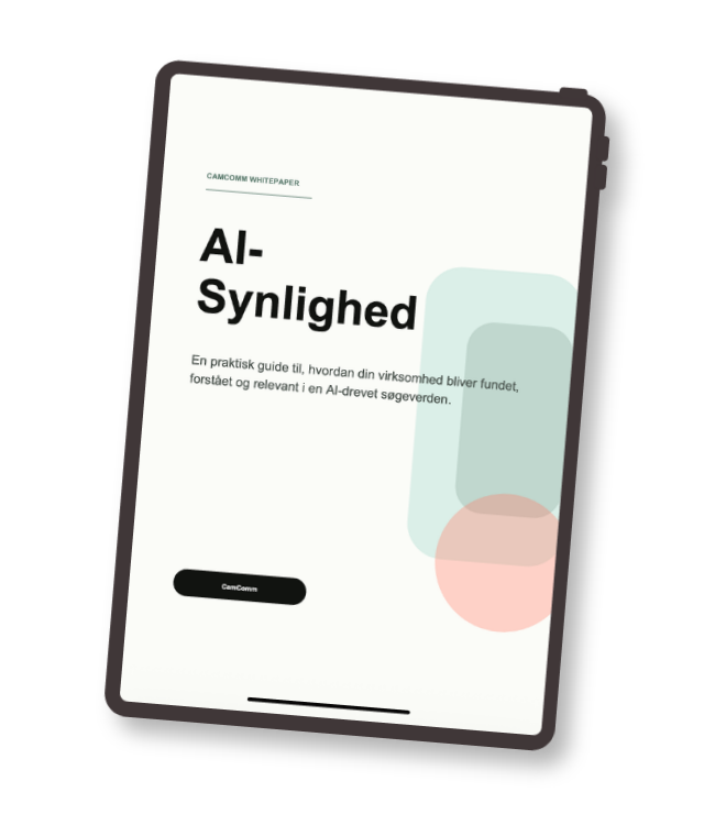 AI synlighed - whitepaper af CamComm